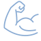 flexed arm icon